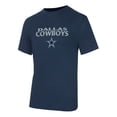 thumbnail image 2 of Men's Concepts Sport Navy/Gray Dallas Cowboys Avondale T-Shirt & Flannel Pants Set, 2 of 4