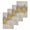 Light Brown, variant on Yellow Grey Abstract Kitchen Dish Towels for Drying Dishes Set of 3, Gradient Geometric Graffiti Modern Art Waffle Weave Microfiber Hand Tea Bathroom Towels Quick Dry & Absorbent Towel 15.7x23.6