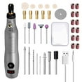 thumbnail image 1 of Outil Rotatif Sans Fil Vitesse Réglable Mini Meuleuse Électrique Rechargeable Stylo de Gravure avec 3 Vitesses et 36 Accessoires pour Ponçage Polissage Perçage Sculpture, 1 of 10