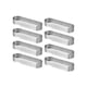 thumbnail image 1 of 8pcs Oval Tartlet Molds,french Dessert Mousse Fruit Pie Tart Ring Quiche Cake Mold, Stainless Steel, 1 of 5