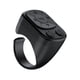 thumbnail image 3 of Control de desplazamiento Obturador de cámara Cargable Conexión estable Control remoto Bluetooth con la punta del dedo Negro, 3 of 9