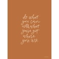 thumbnail image 2 of Nieman, Rachel 12x14 White Modern Wood Framed Museum Art Print Titled - Do What You Can, 2 of 4