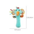 thumbnail image 3 of Loespoir Handheld Jingle Stick With Rattle, Musical Stuffed Animal Plush Toy, Attracting Baby's Attention, Compact Size Providing Entertainment & Companionship, Blue, 3 of 7