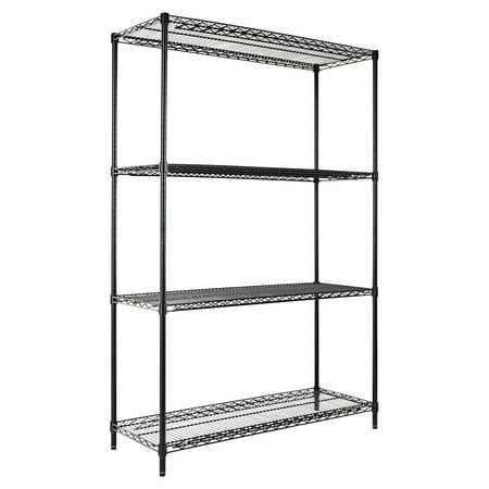 Alera 4 Shelf Wire Shelving Rack 48 X 18 72 Alera 4 Shelf Wire Shelving Rack 48 X 18