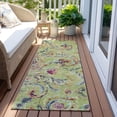 thumbnail image 6 of Addison Rugs Chantille Indoor/Outdoor Transitional Paisley Aloe Washable Runner Rug, 2'3" x 7'6", 6 of 6