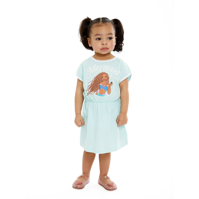 Disney The Little Mermaid Toddler Girls Dress 2 Pack Sizes 12