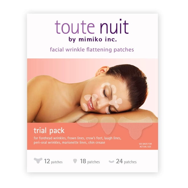Parches antiarrugas faciales Toute Nuit Trial Pack de 54 parches