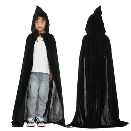 

nsendm Cape Mantle Girls Boys Baby Kids Mentel Cloak Party Girls Little Girl Coat Coat Black 8-11 Years