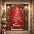 thumbnail image 4 of Decorative Design Christmas Banner Festive Decoration Holiday Backdrop Holiday Theme Celebration Decoration for Seasonal Decoration Indoor Celebration Party Decoration, 4 of 9