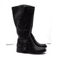 thumbnail image 5 of Style & Co. Womens Marliee Wide Calf Faux Leather Motorcycle Boots, 5 of 5