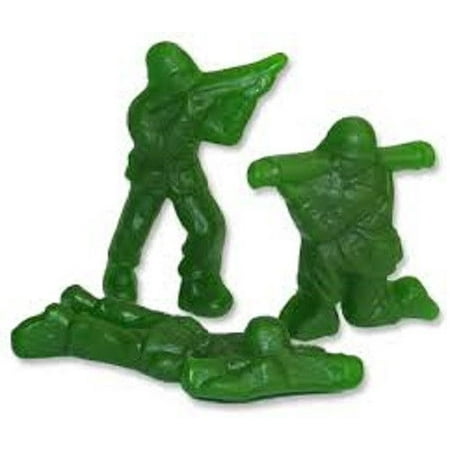 BAYSIDE CANDY CANDY Albanese GUMMY GREEN ARMY GARS, 1LB