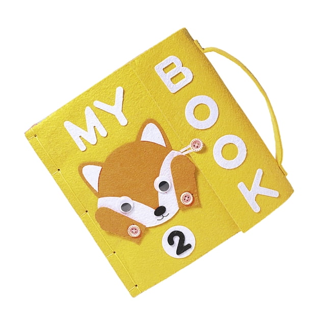 Juguetes Para Niños, Tela No Tejida, Educación Temprana, Libro Hecho A Mano, Herramienta De Enseñanza, Regalo Dulce, Accesorio De Práctica Lógica, Libros Educativos Diy N. ° 2 Speravity FN008296-04