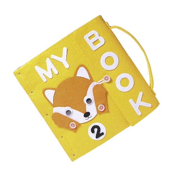 Juguetes Para Niños, Tela No Tejida, Educación Temprana, Libro Hecho A Mano, Herramienta De Enseñanza, Regalo Dulce, Accesorio De Práctica Lógica, Libros Educativos Diy N. ° 2 Methold FN008296-04