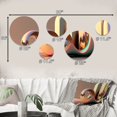 thumbnail image 4 of Designart "Futuristic Golden Globe Architecture V" City Metal Wall Art Set of 5 Piece, 4 of 5