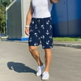 thumbnail image 6 of Sikiie Nautical Themed Simple Anchors Mens Pajama Shorts, Lightweight Lounge Pant with Pockets Soft Sleep Pj Shorts for MenXX-Large, 6 of 6