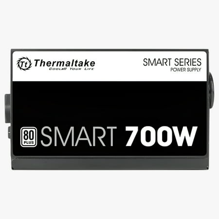 Thermaltake - SMART 700W ATX 80 Plus Power Supply - Black