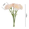 thumbnail image 6 of ZenCart 5Pcs Artificial Carnation Realistic Fake Silk Flower Wedding Indoor Home Office Table Centerpiece Faux Flower Decoration Mother's Day Gift, 6 of 8