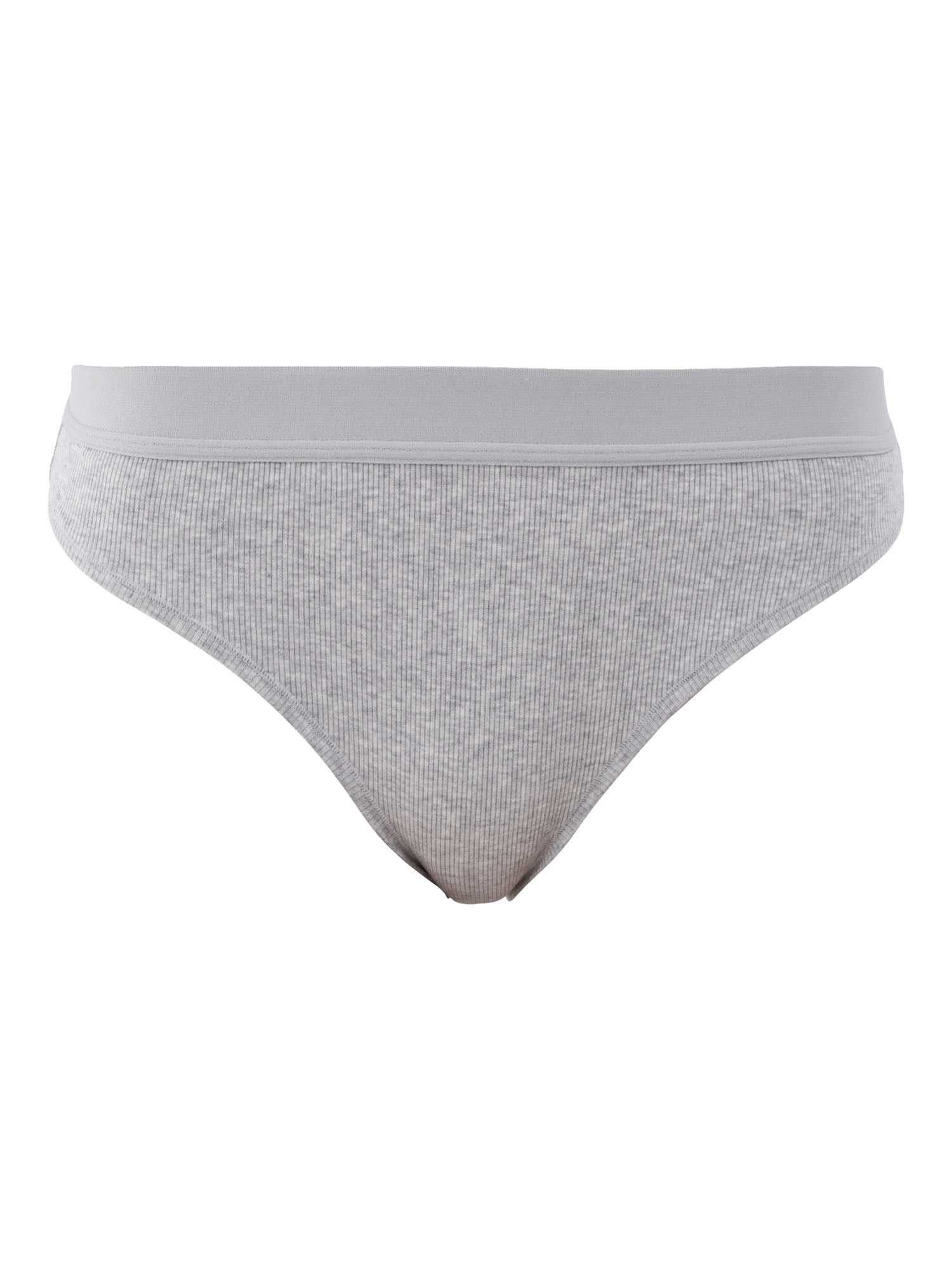 No Boundaries Women's Ribbed Bikini Panties 3-Pack, Sizes XS-3XL