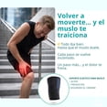 thumbnail image 2 of Muslera Compresiva para Cuádriceps e Isquiotibiales - Soporte Deportivo Elástico Antideslizante para Hombre y Mujer - Alivio de Dolor, Rotura de Fibras y Recuperación Muscular (1 pza), 2 of 10