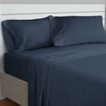 thumbnail image 2 of Serta So Cool 4-Piece Sheet Set, Vintage Indigo, Queen, 2 of 6
