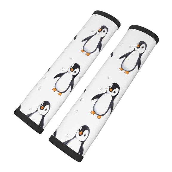 2 Pcs Auto Seat Belt Cover Soft Car Seatbelt Cover Automotive Seat Belt Cushion Pad Cover Shoulder Pad Backpack Shoulder Pad Penguin