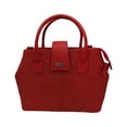 thumbnail image 1 of Bolso en Piel Vacuno Cincelada Fana Marbella Rojo Bolsa de Mano en Piel, 1 of 4