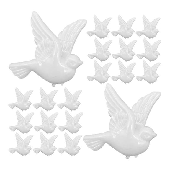 Pigeon 3D Plastic Wall Stickers Self Adhesive DIY Nursery Decor Bird Wall Figurine Kids Room Wall Decals Baby Room Decoration Nursery Wall Stickers