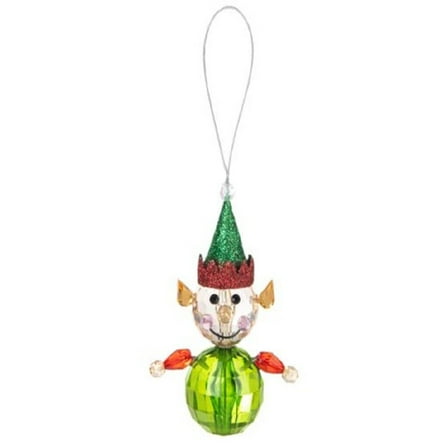 Ganz Elf Christmas Tree Ornament 3 Inch Multicolor