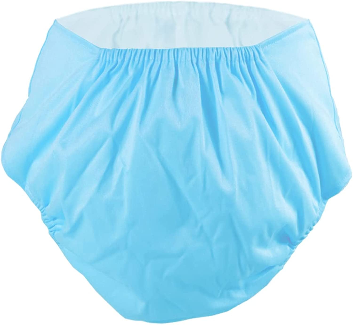 CutiePlusU Adult Cloth Diaper Washable Adult Pocket Nappy Cover Adjustable Reusable Breathable Leak Free Blue