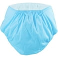 thumbnail image 3 of CutiePlusU Adult Cloth Diaper Washable Adult Pocket Nappy Cover Adjustable Reusable Breathable Leak Free Blue, 3 of 7