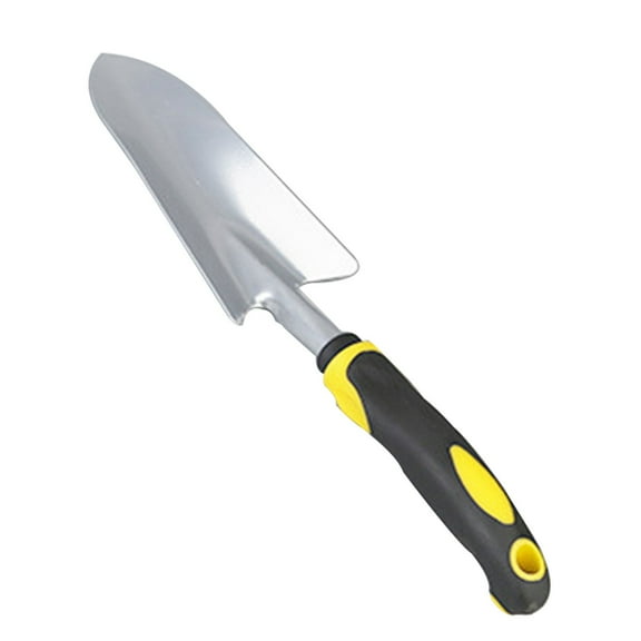 Clearance! Meiiso Garden Hardware Tools-Shovel with Yellow and Black Handle and Silver Gray Gardening Seeder Gardening Tools Lawn Garden Tools Digging Weeding Planting Household Gardening Tools