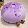 thumbnail image 4 of Steamed Bun Plush Toy, Soft Dumpling Stuffed Animal Cushion, Realistic Chinese Food Baozi Pillow, Cute Kawaii Food Plushie for Home Decor, Bedroom Decoration, Novelty Gift, 4 of 8