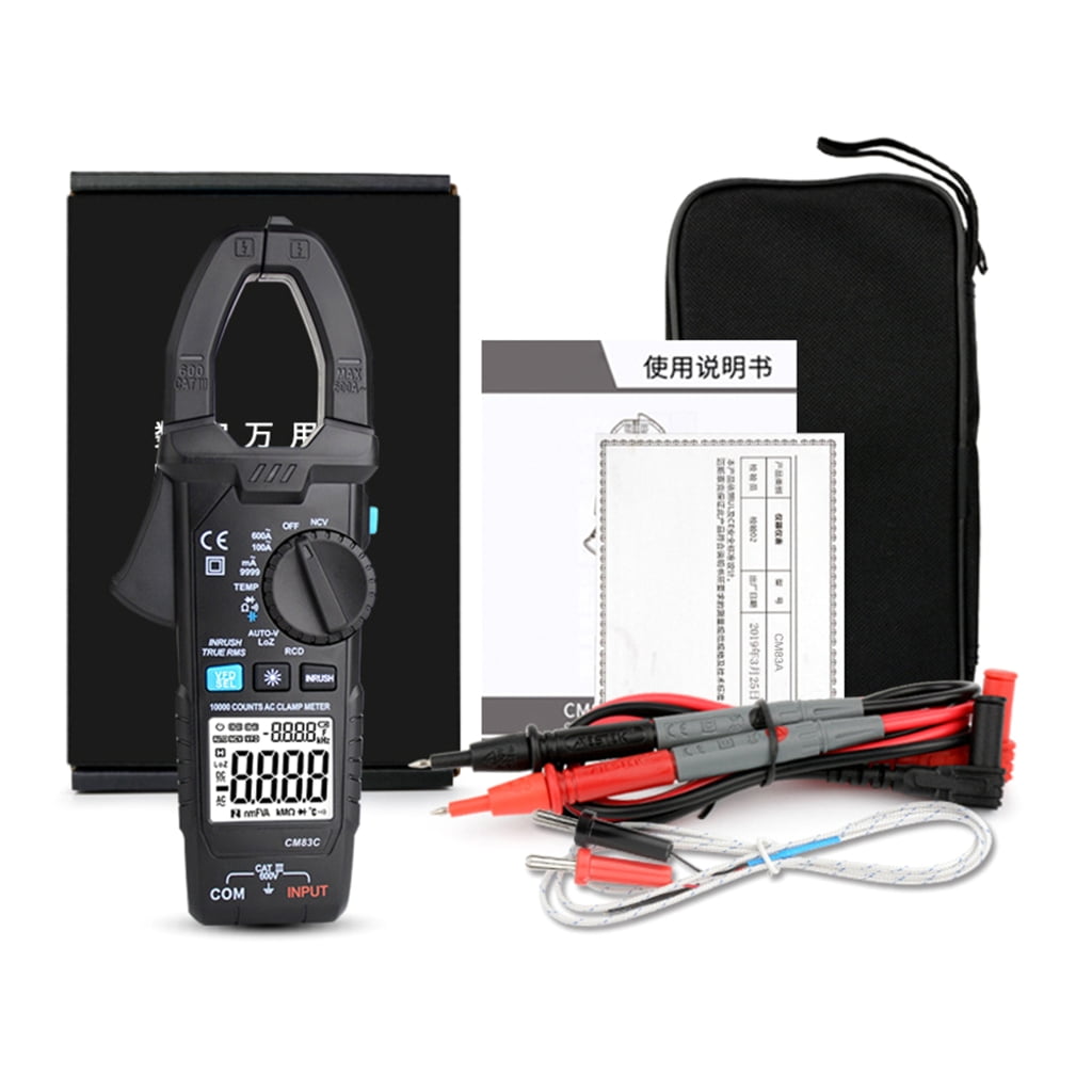 MOMOJIA Upgraded Digital Clamp Meter High Accuracy Multimeter with LCD Backlight NCV