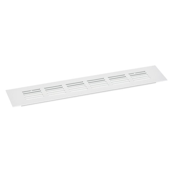 Unique Bargains Air Vents Cover, 1Pcs 250 x 50mm Aluminum Alloy Mesh Air Return Vent Cover, Louvered Ventilation Grille (Silver)