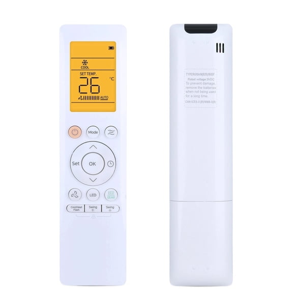 VERYNIUBI RG10A19 Compatible Remote Midea Air Conditioner Remote Control It's as good as the original one