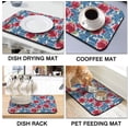thumbnail image 5 of Washable Quick Dish Drying Mats Non-Slip Coffee Maker Mat For Kitchen Counter Home Coffee Bar Pad 19.5''''x12'''', black-3, 5 of 5