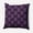 Amethyst, variant on Simply Daisy 16" x 16" Cat Clowder Indoor/Outdoor Polyester Throw Pillow, Steel Gray