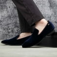 thumbnail image 5 of Mens Loafers Shoes Casual Dress Loafer Slip On Driving Shoes, Blue/15, 13 US, 5 of 5