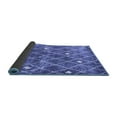 thumbnail image 2 of Ahgly Company Indoor Round Trellis Blue Modern Area Rugs, 7' Round, 2 of 4