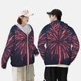 thumbnail image 4 of Lsque Fireworks3 UPF 50+ Lightweight Sun Protection Men's Women's Long Sleeve Shirt, Hoodie Performance -Small, 4 of 9