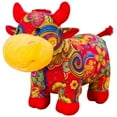 thumbnail image 1 of Poupée de Vache en Peluche Mini Peluche Bétail Poupée Mignonne pour la Nouvelle Année 2021, 1 of 10