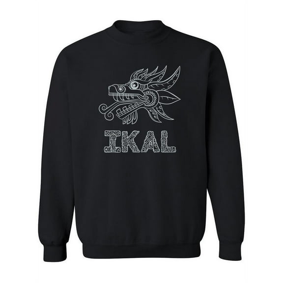 Snake Head Outline And Ikal Sweatshirt Women -Ikal Designs, Female 3X-Large