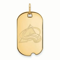 Women's Colorado Avalanche Gold Plated Small Dog Tag