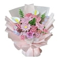 thumbnail image 2 of Naittoop Piper Bouquet DIY Craft Kit, Fun and Easy Flower-Making,Pipe Cleaner Flowers, Chenille Bouquet, Beginner-Friendly Kit for Wedding Bouquet Mother, Girlfriend,Boyfriend Pink, 2 of 7