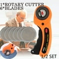 thumbnail image 2 of 5 Pcs Lame de Coupe Rotative pour Couture Quilting Outil de Découpe de Tissu, 2 of 11