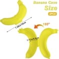 thumbnail image 2 of czcpp-3Pcs Banana Case, Cute Banana Protector Storage Box, Portable Banana Holder for Lunch Boxes, BPA-Free Banana Saver Fruit Container for Outdoor, Travel (3 Colors), 2 of 4