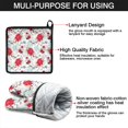 thumbnail image 7 of Pioneer Flower Floral Print Pattern Kitchen Oven Mitt and Pot Holder Sets 2 Pcs for Baking, Cooking and Grilling, Heat Resistant Up To 392 °F, 7 of 7