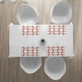 thumbnail image 2 of Ambesonne Traditional Place Mats Set of 4, Modern Old Shapes, Standard Size, Maroon, 2 of 3