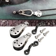 thumbnail image 3 of Accesorio de kit de carro de ancla Sharpla para kayak polea de acero inoxidable 2 bloques, 3 of 8