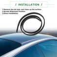 thumbnail image 6 of Unique Bargains Roof Sealing Strip Right Side Weatherstrip Roof Trim Sunroof Seal for Toyota for Scion XB No.7555512161, 6 of 6